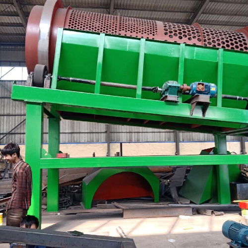 回轉滾筒篩鑄造砂篩分機鑄造件落砂機石子封閉滾筒篩